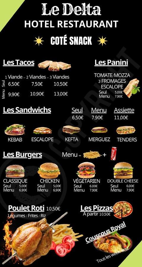 Hotel Restaurant Le Delta Saintes-Maries-de-la-Mer Eksteriør billede